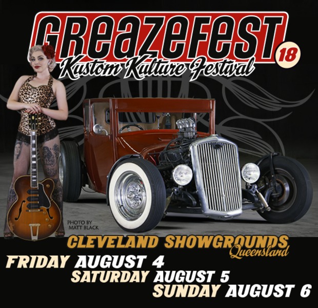 GreazeFest Kustom Kulture Festival flyer