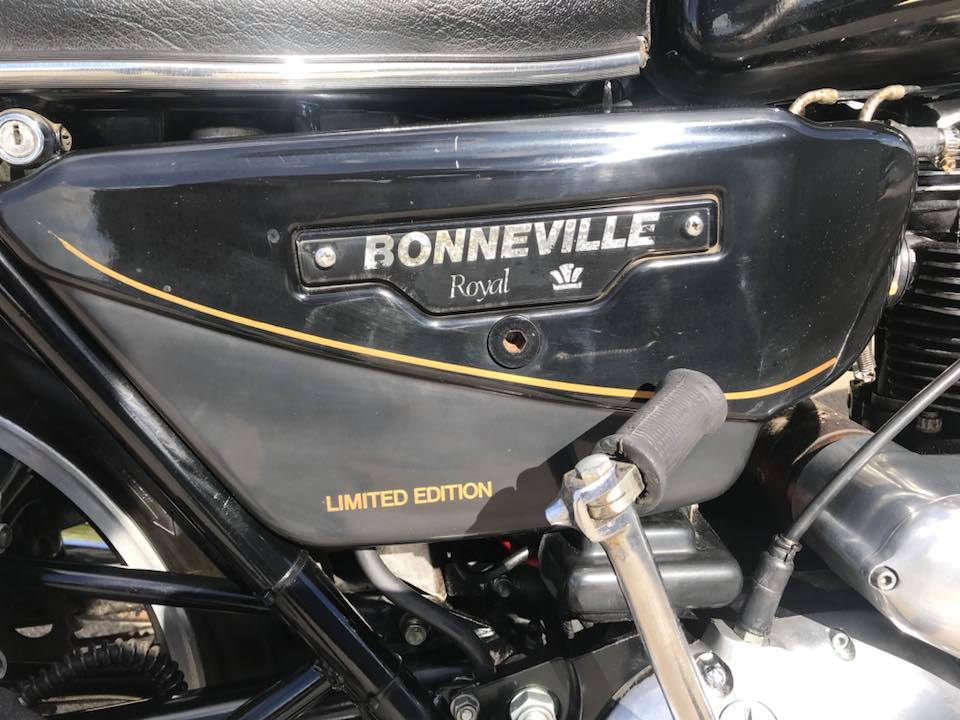 1982 Triumph Bonneville T140le Royal Wedding Ltd Edition