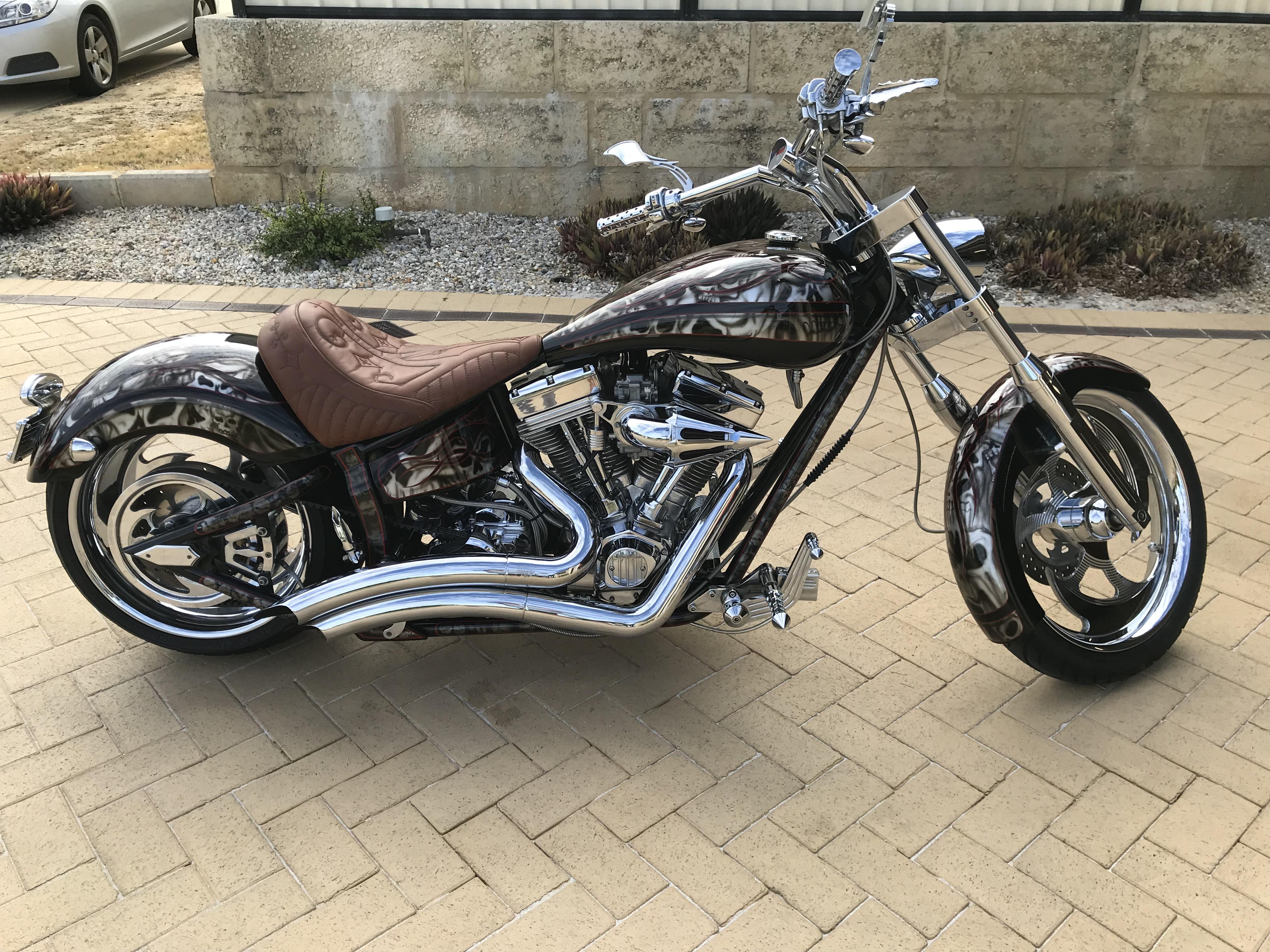 custom softail chopper
