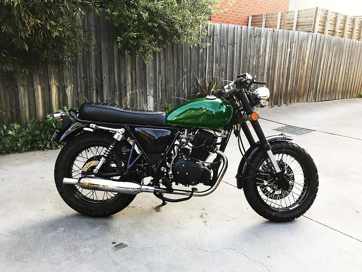 2016 Braaap Mercury 250 Cafe Racer | British Racing Green ...