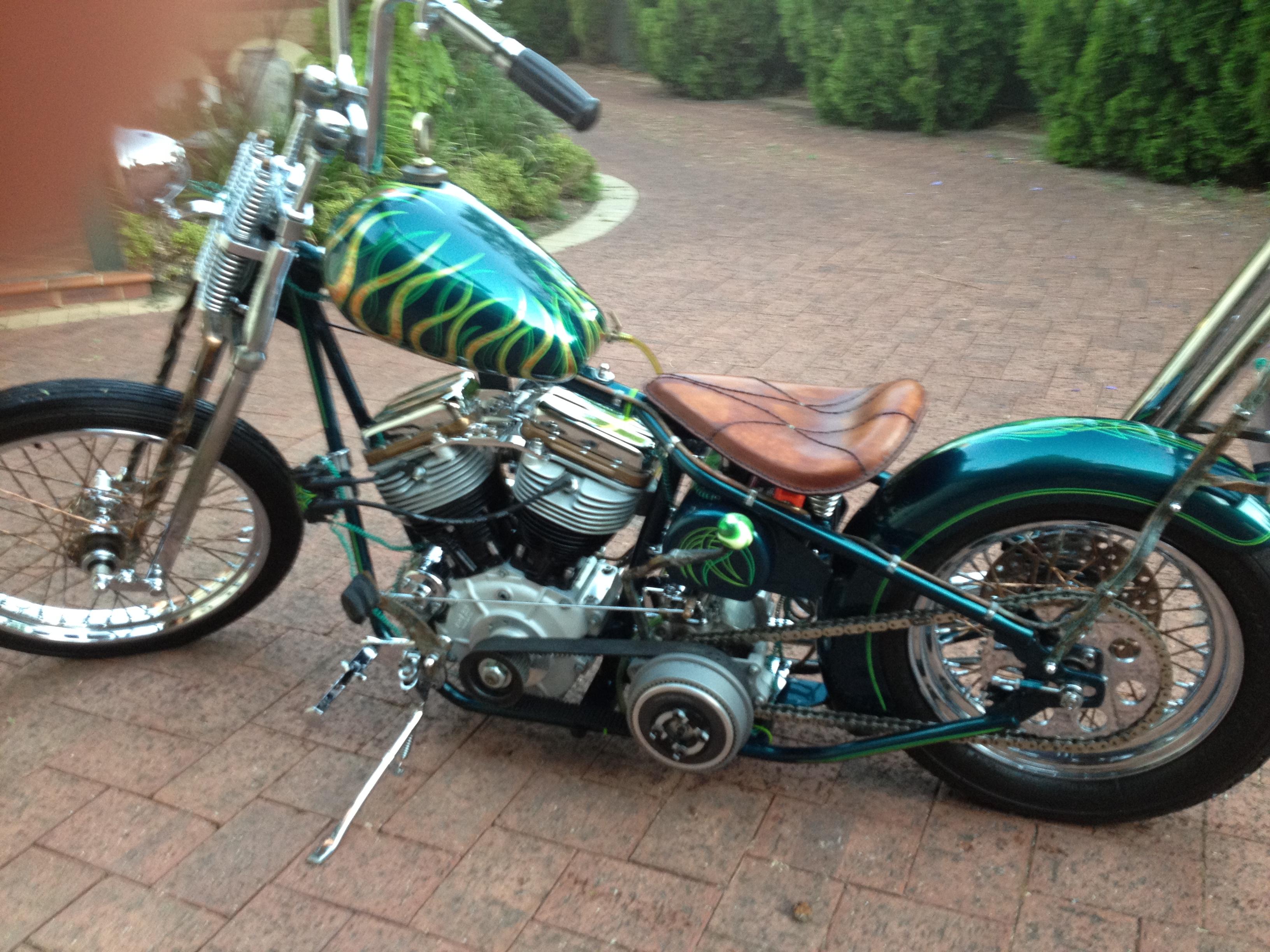 old school panhead choppers for sale