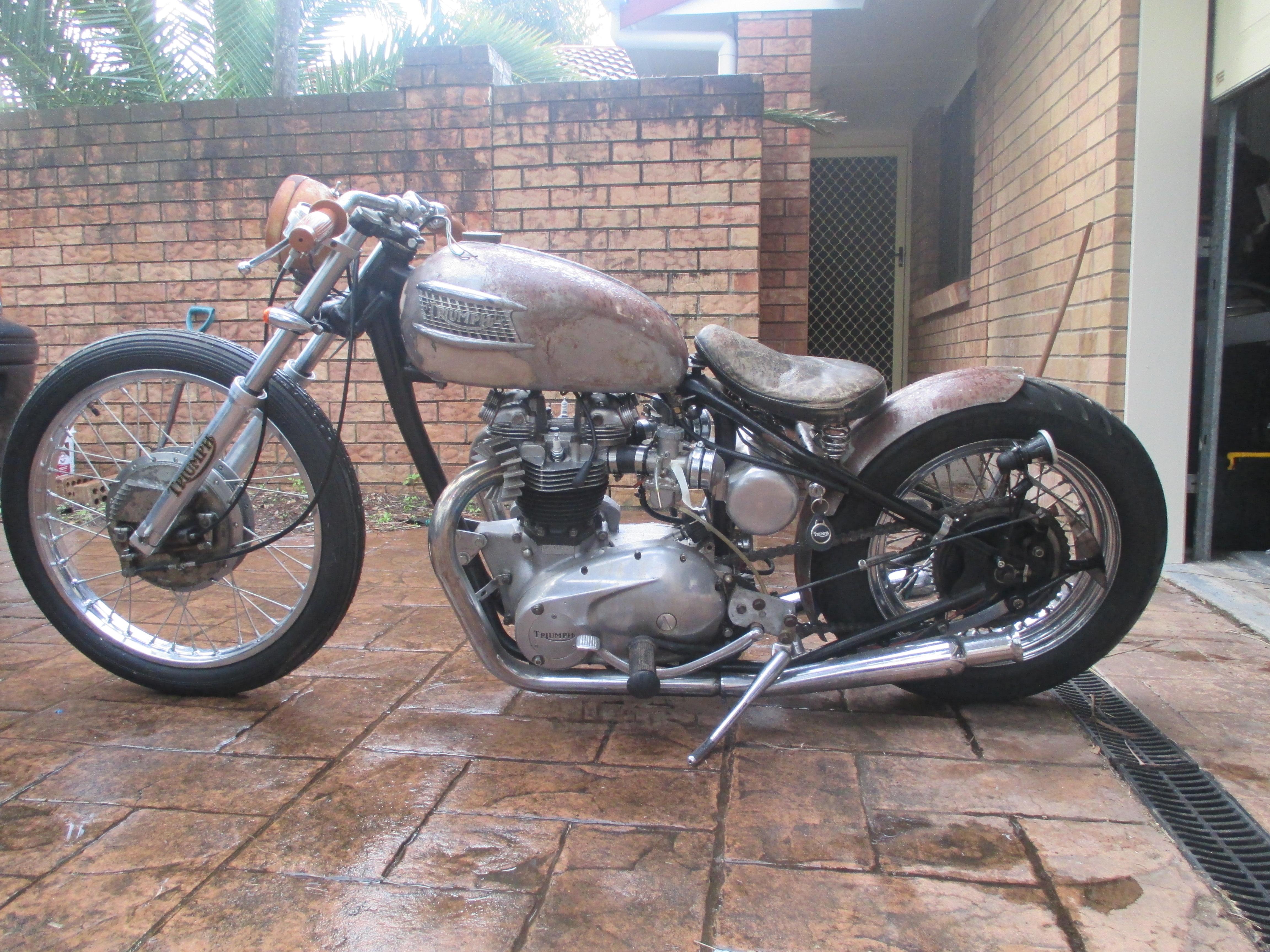 triumph bonneville 650 chopper