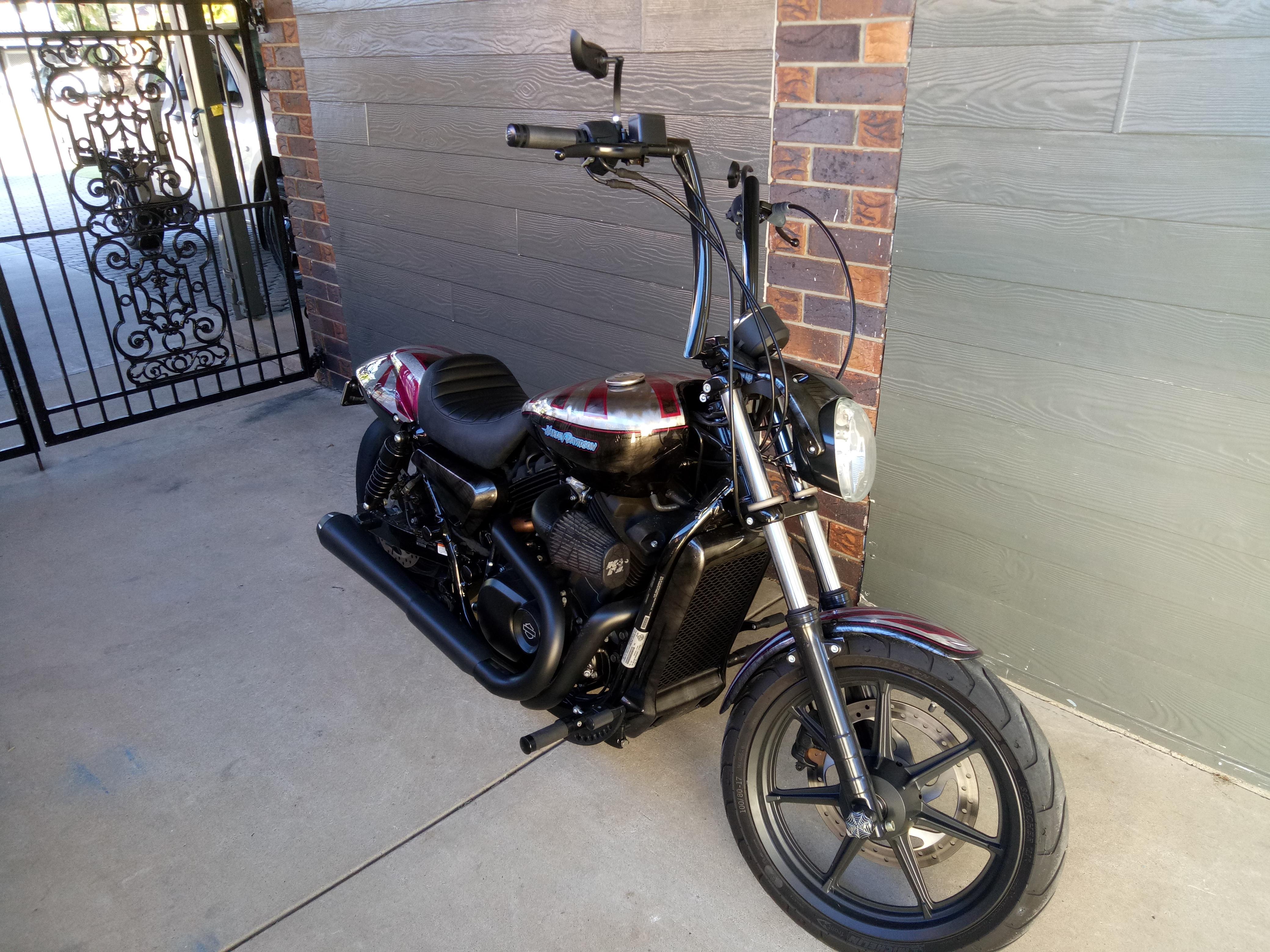 street 500 custom parts