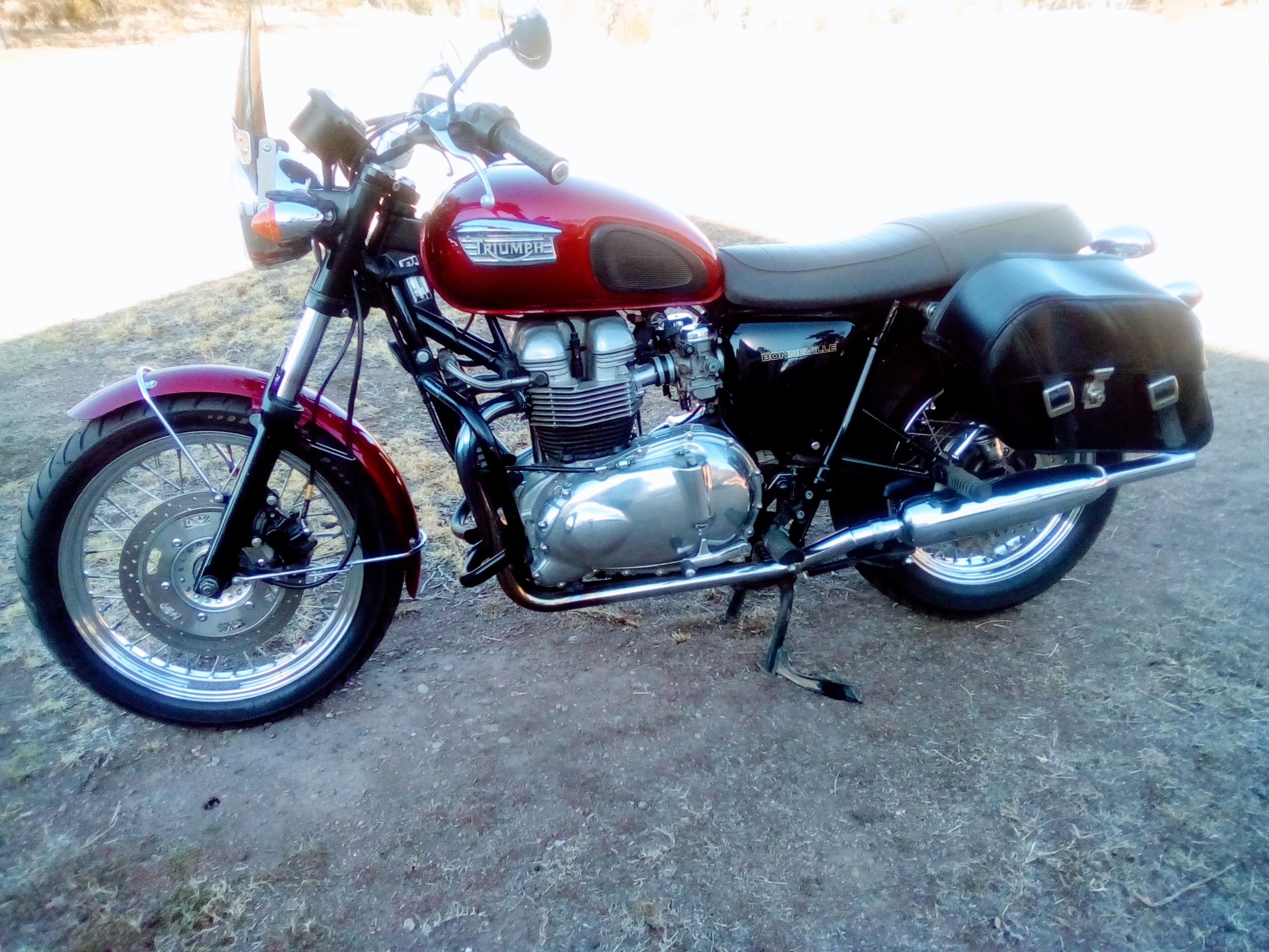 2004 triumph bonneville t100 road www